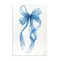Stupell Industries Wispy Blue Bow Watercolor Wall Plaque, design by LSR Design Studio